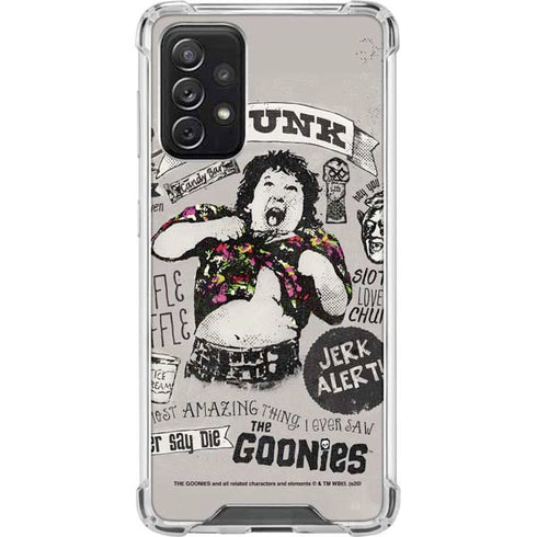 Warner Bros The Goonies (1985) Chunk Galaxy A72 5G Clear Case